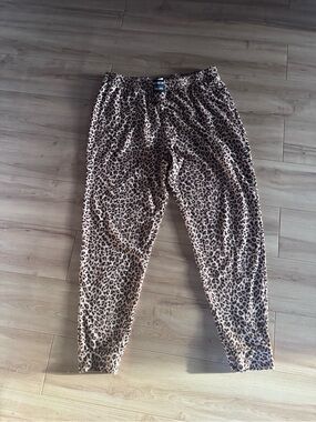 Juicy Couture Leopard Print PJ pants - Tan & Black